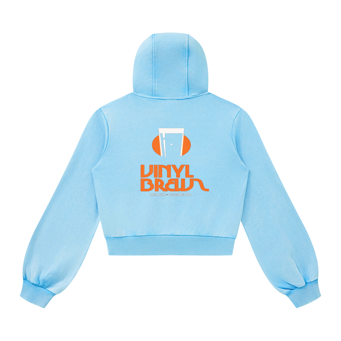 "Vinyl Brews" Women’s Vintage Wash Ruched Sweatsuit