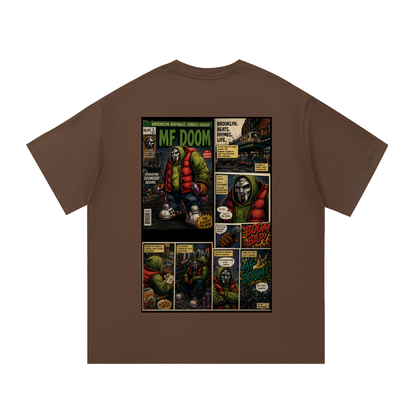 "The Adventures of MF Doom" Cotton T-Shirt