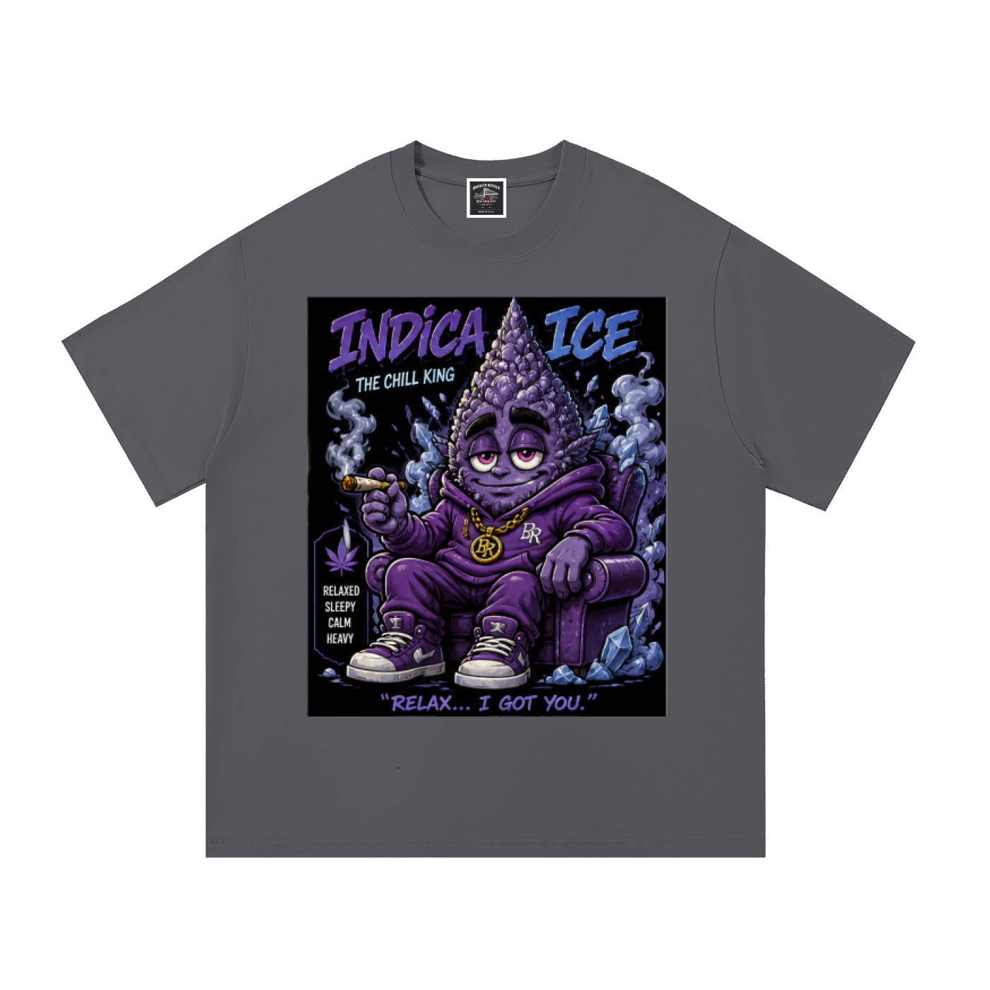 Sparksky & Dutch™ "Indica Ice" Cotton T-Shirt