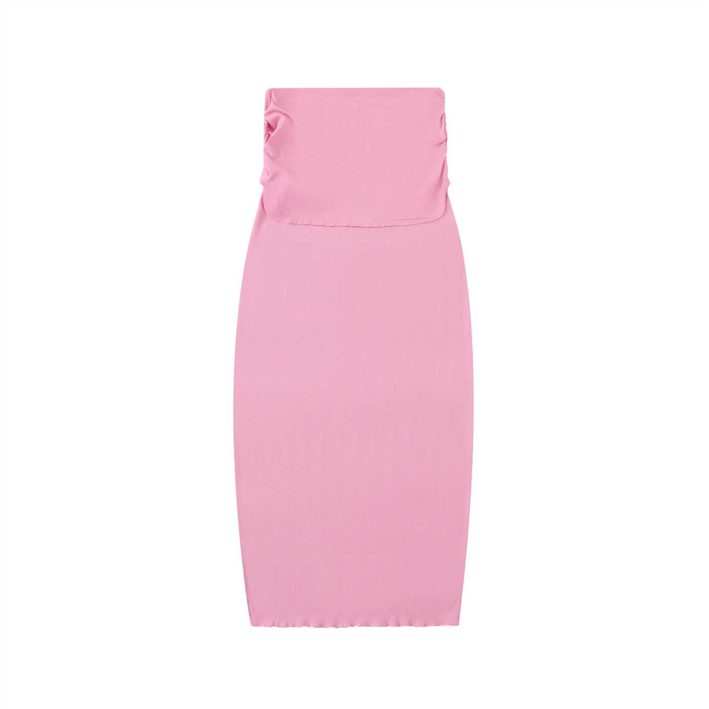 Women's Dyed Washed Straight Hip-Hugging Slim Maxi Skirt