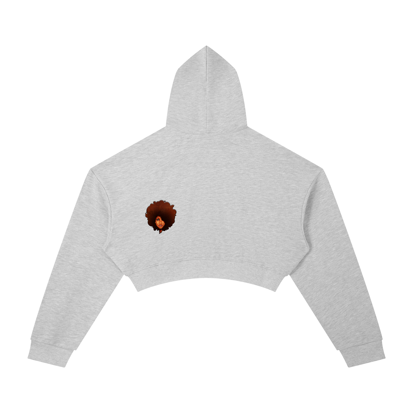 "Worldwide Underground" Essential Cropped Hoodie