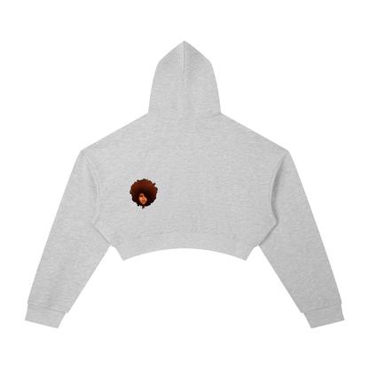 "Worldwide Underground" Essential Cropped Hoodie