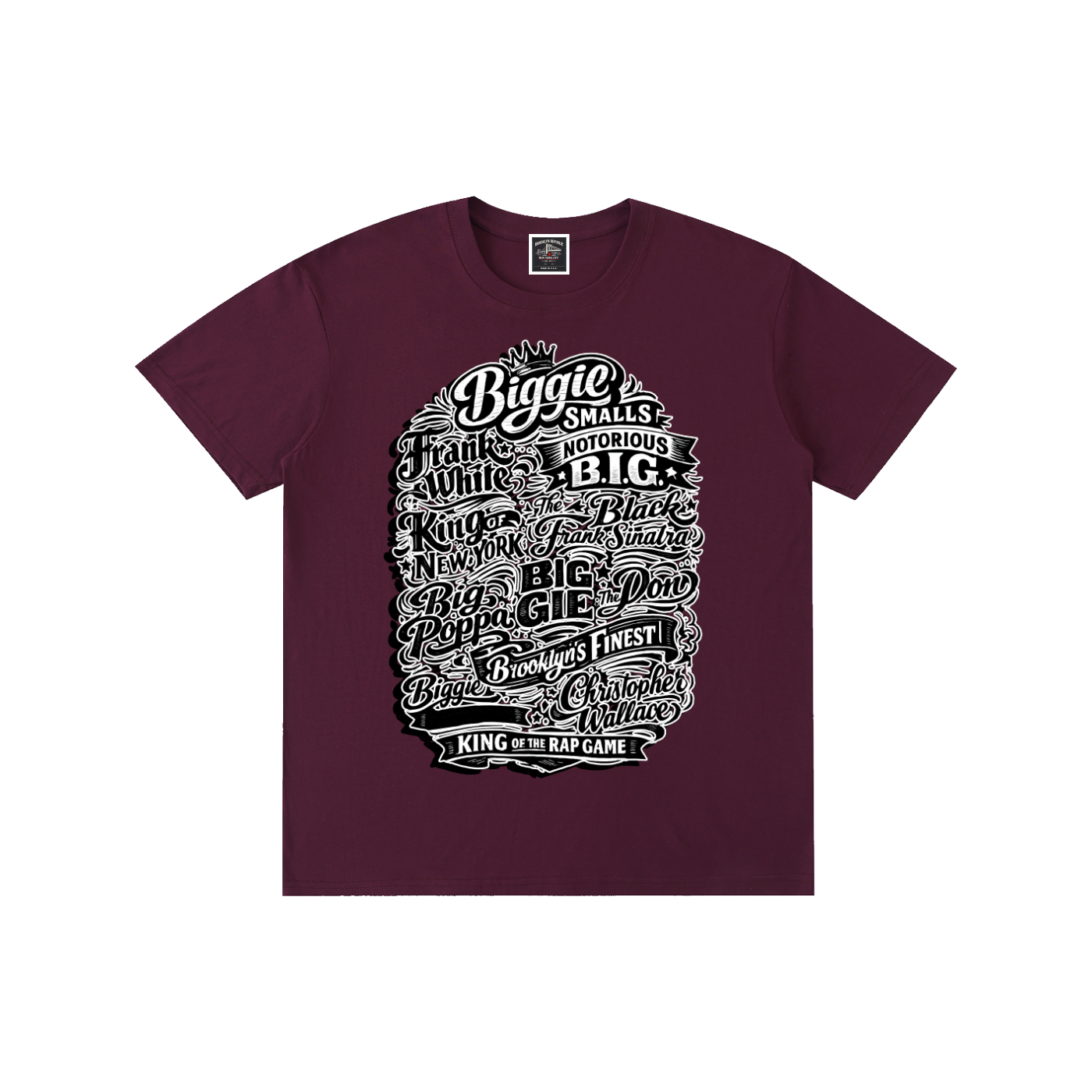 "The Black Frank White" Cotton Unisex T-Shirt