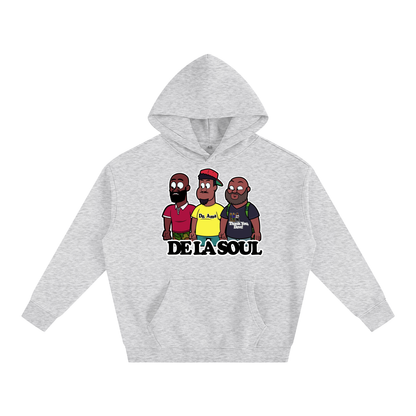 "DE LA TITANS" Oversize Fleeced Hoodie
