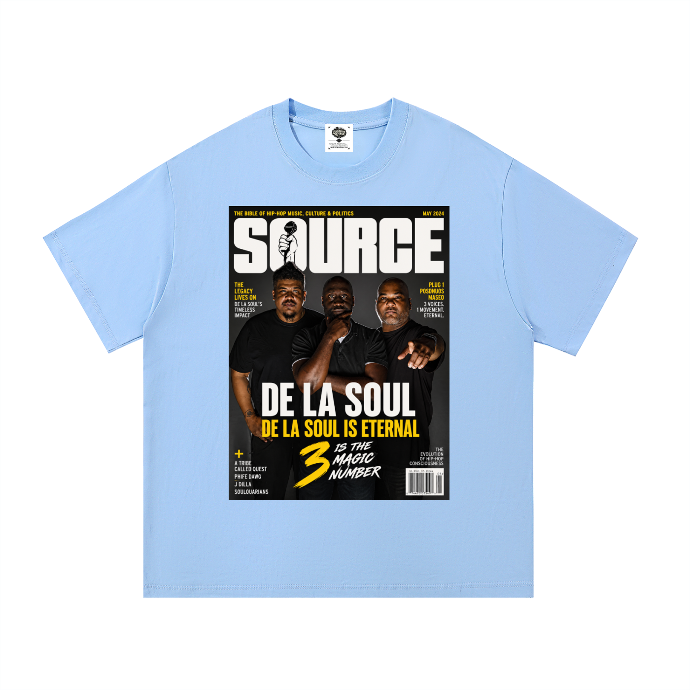 “No. 3” Cotton T-Shirt