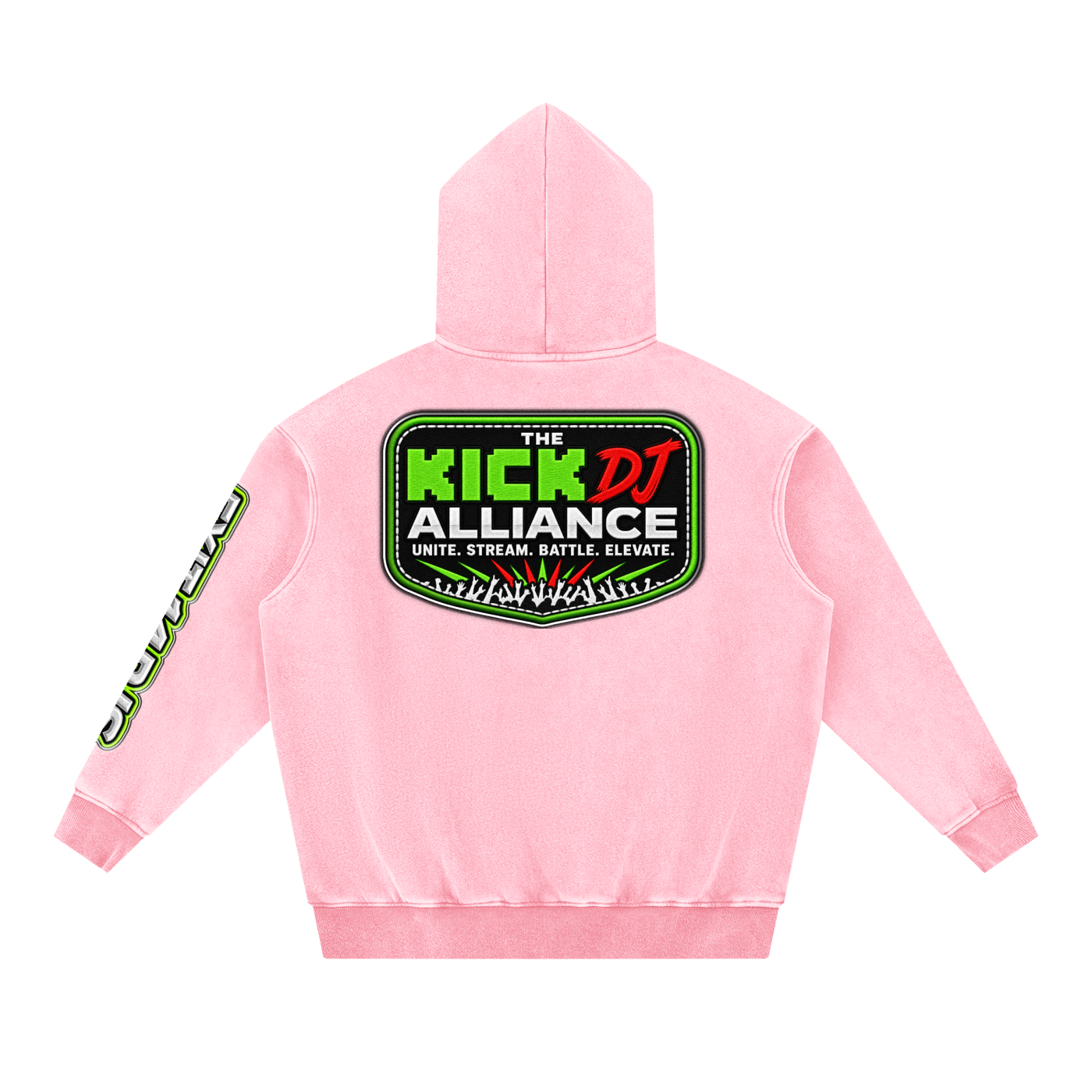 KDA™ "Exit 14" Snow Wash Fleece Oversize Hoodie