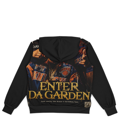 "Only Built 4 New York" Hooded Baseball Jacket