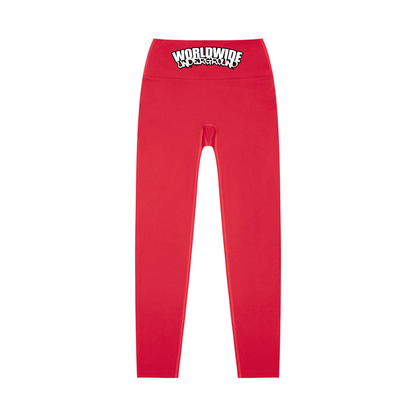"Worldwide Underground" High-Waisted Yoga Leggings