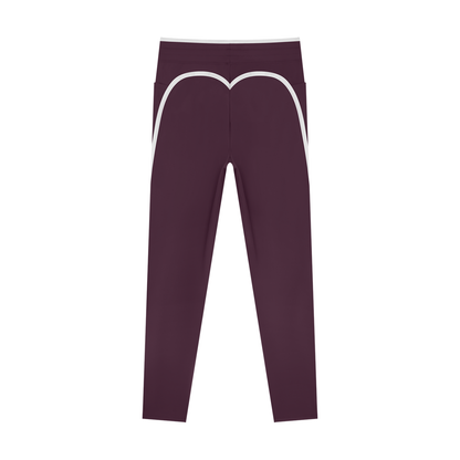 "Brooklyn Republic Essentials" Women’s Color Block Yoga Leggings