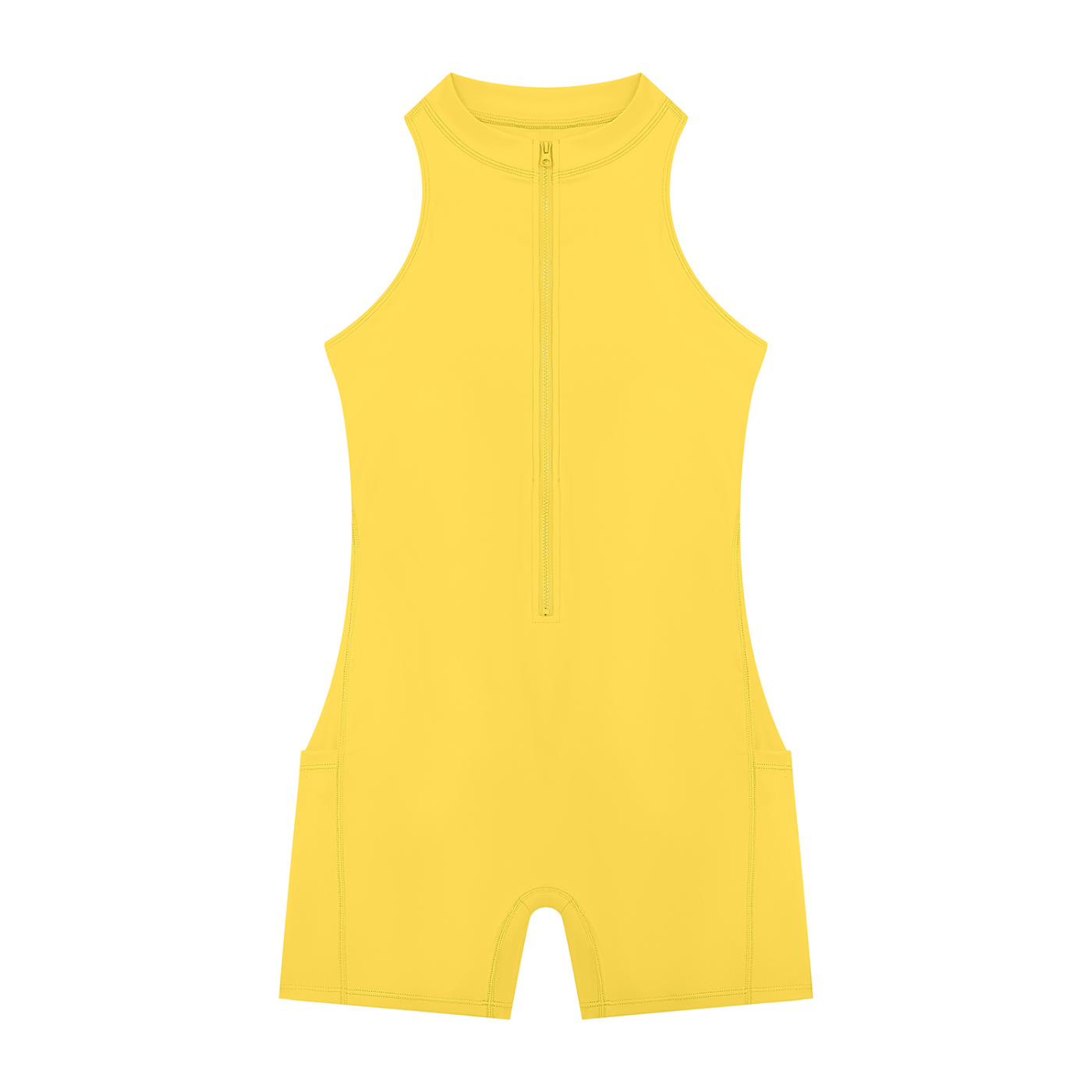 Brooklyn Republic Essentials™ Women’s Quarter-Zip Yoga Romper