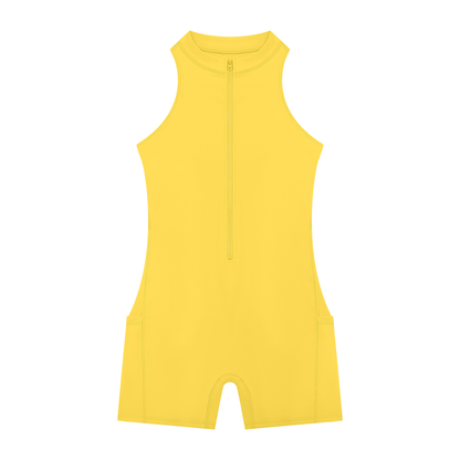 Brooklyn Republic Essentials™ Women’s Quarter-Zip Yoga Romper
