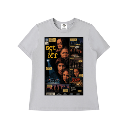 "Set It Off" Women's Standard Shoulder T-Shirt