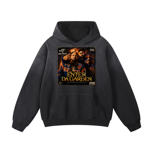 "Only Built 4 New York" Heavyweight Sunfade Oversized Hoodie