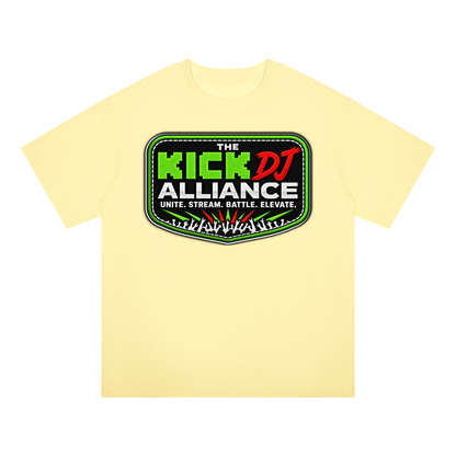 "KICK DJ Alliance" Oversized Drop Shoulder T-Shirt