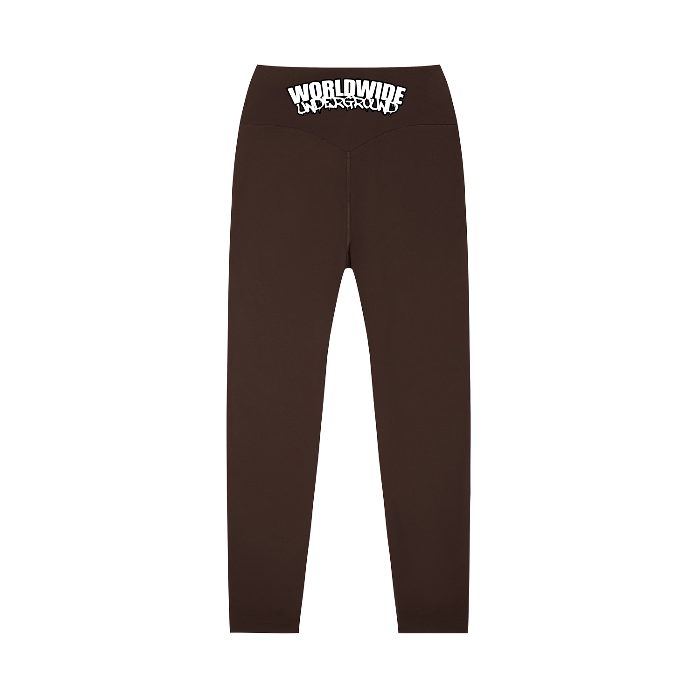 "Worldwide Underground" High-Waisted Yoga Leggings