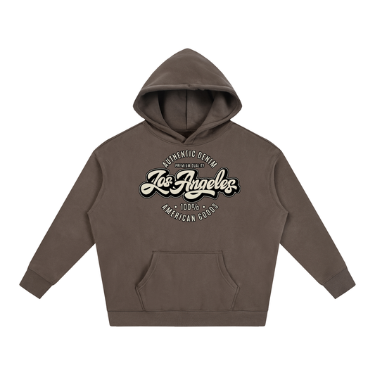 “LA Denim Mfg.” Oversize Fleeced Hoodie