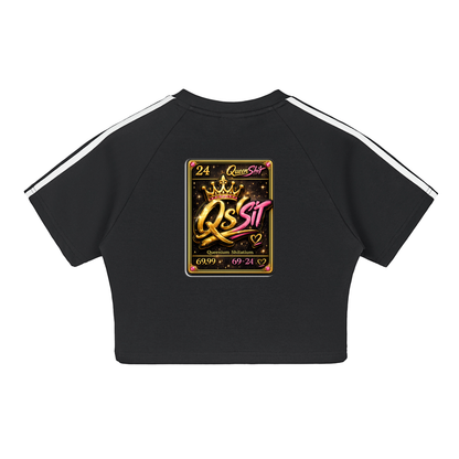 "QUEEN" Performance Crop Top