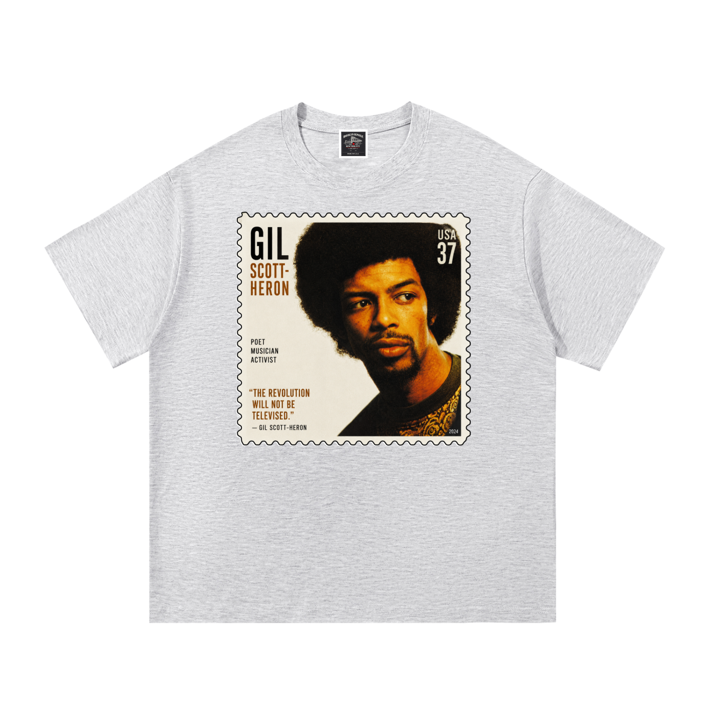 "Gil Scot-Heron" Cotton T-Shirt