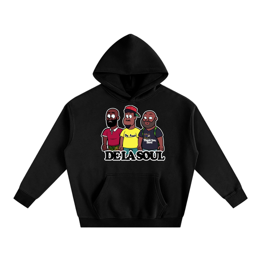 "DE LA TITANS" Oversize Fleeced Hoodie