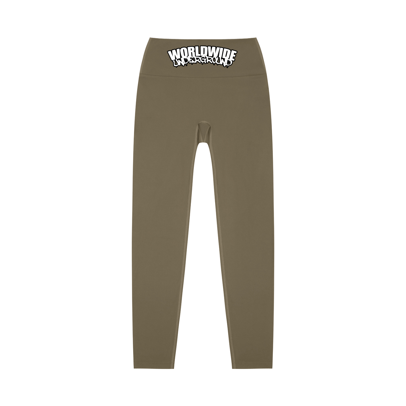 "Worldwide Underground" High-Waisted Yoga Leggings