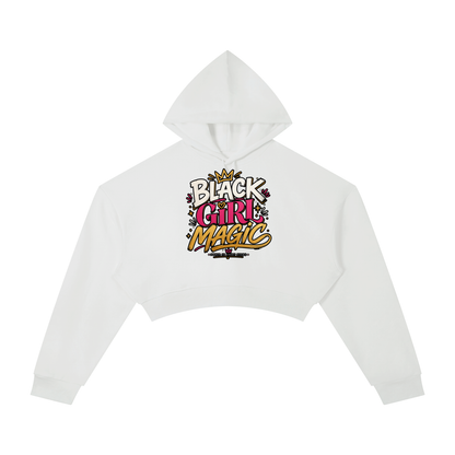 "Black Girl Magic" Cropped Hoodie