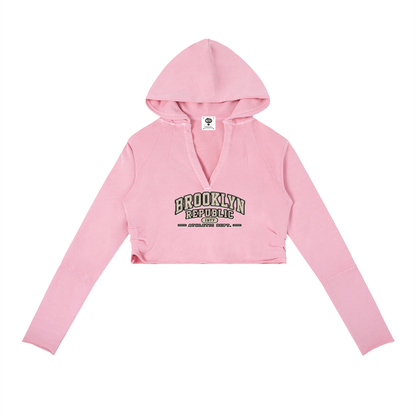 Essential Vintage Washed Raw Edge Hoodie