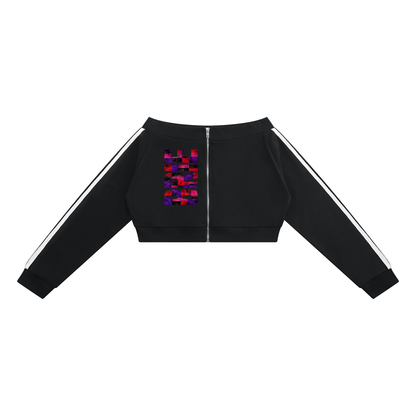 Body by Brie™ Women's Off-Shoulder Full Zip Hoodie
