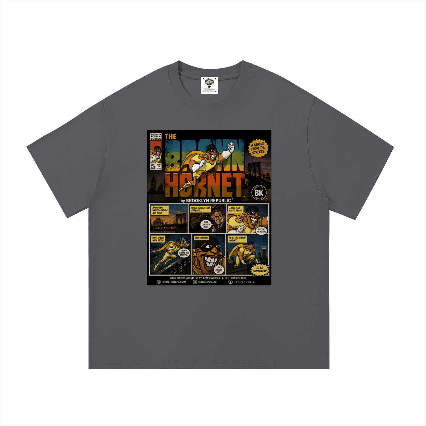 "The Brown Hornet" Cotton T-Shirt