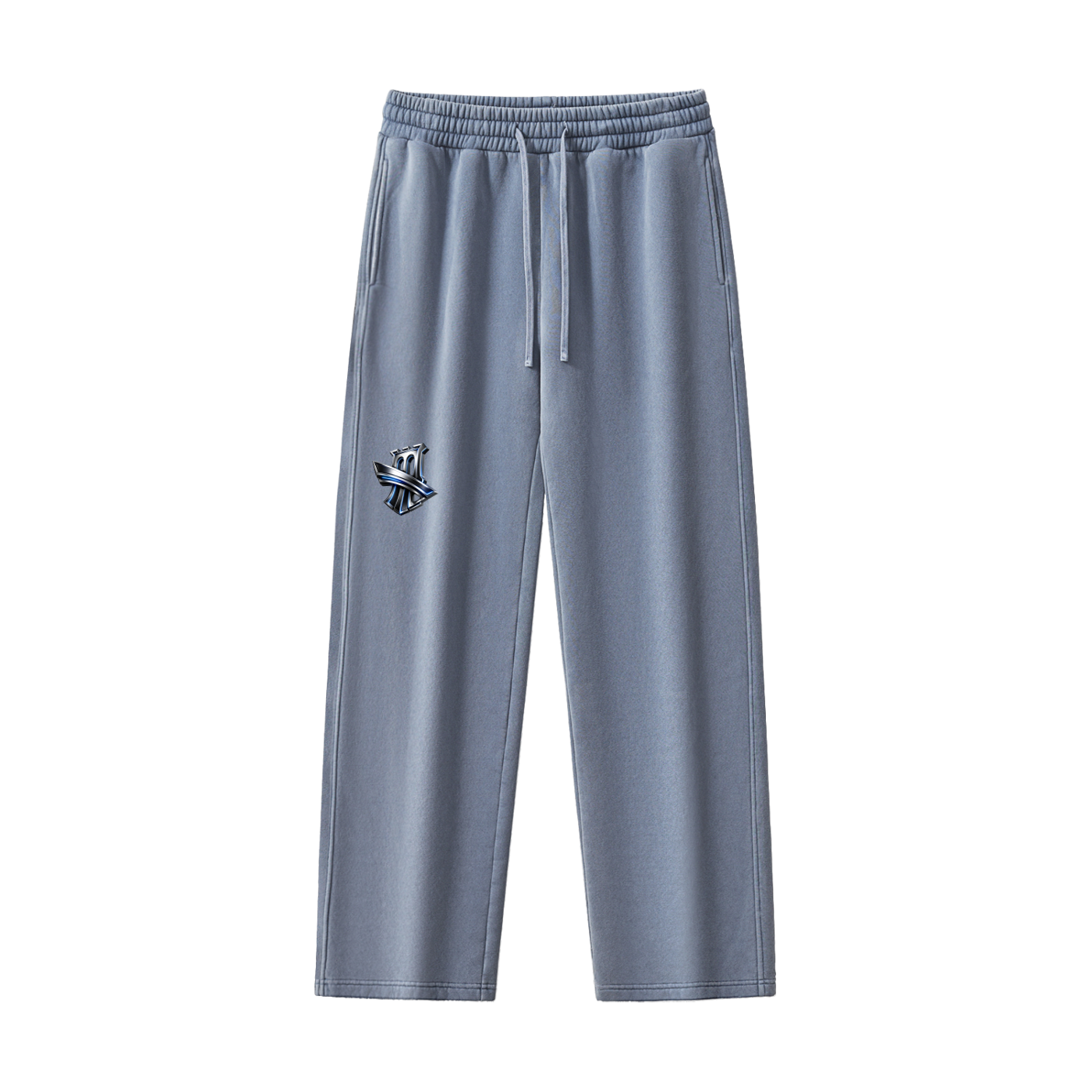 "Brooklyn Republic" Frayed Enzyme Washed Fleece Sweatpants