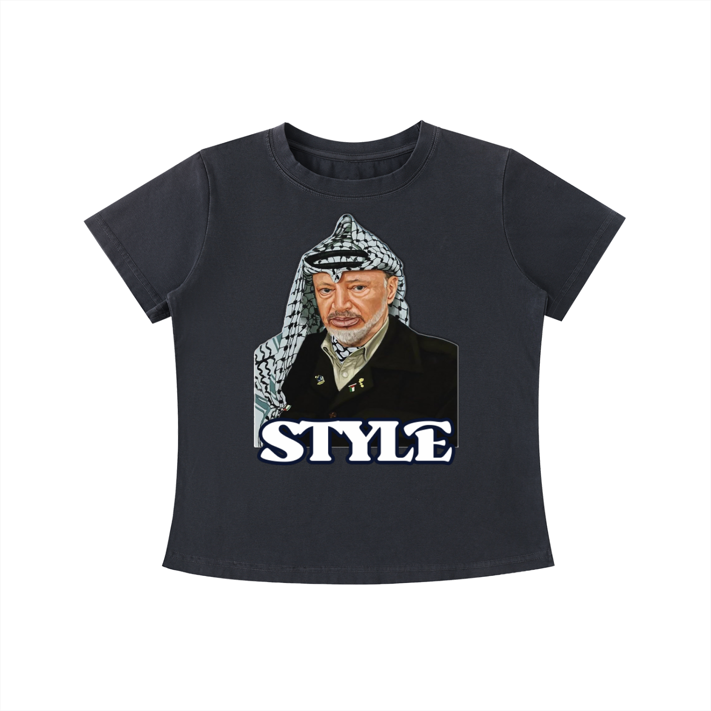 "PLO Style" Vintage Wash Slim Fit T-shirt