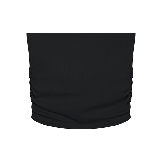 "Brooklyn Republic Essentials" Women’s Ruched Cropped Yoga Tube Top