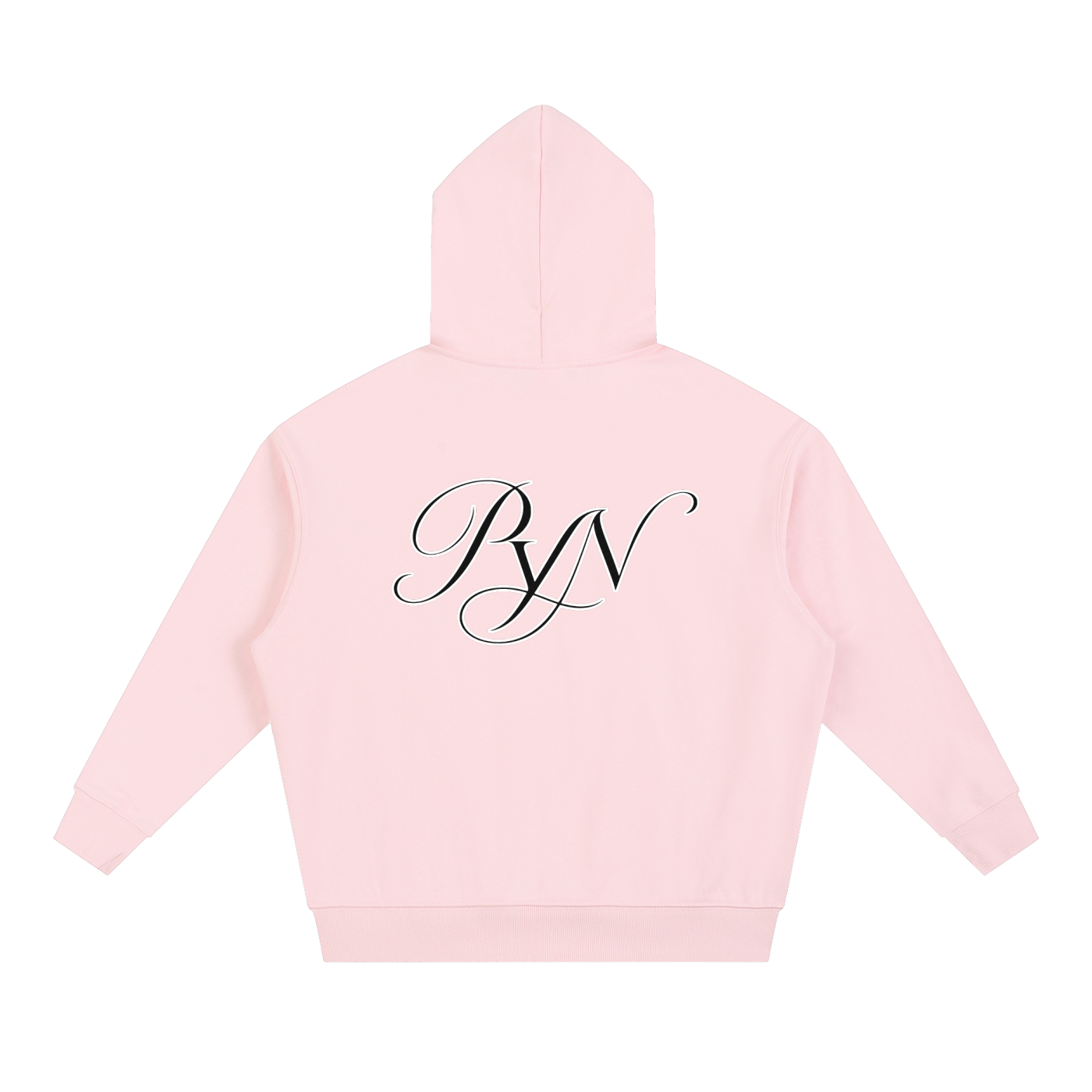 PYN™ x BKRP™ "Cut & Sew" Essential Boxy Heavyweight Drop-Shoulder Hoodie