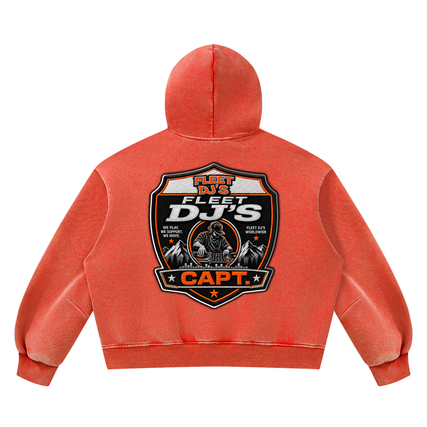 "Fleet DJ's" Vintage Wash Boxy Fleece Sweatsuit