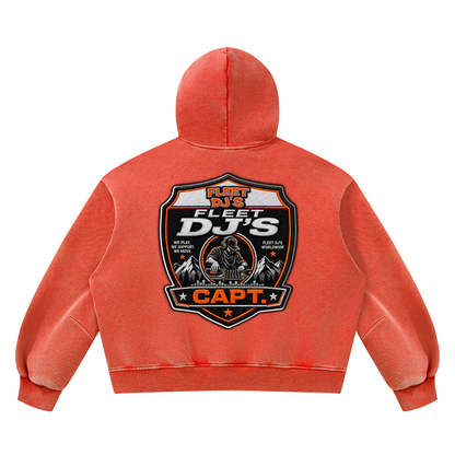 "Fleet DJ's" Vintage Wash Boxy Fleece Sweatsuit