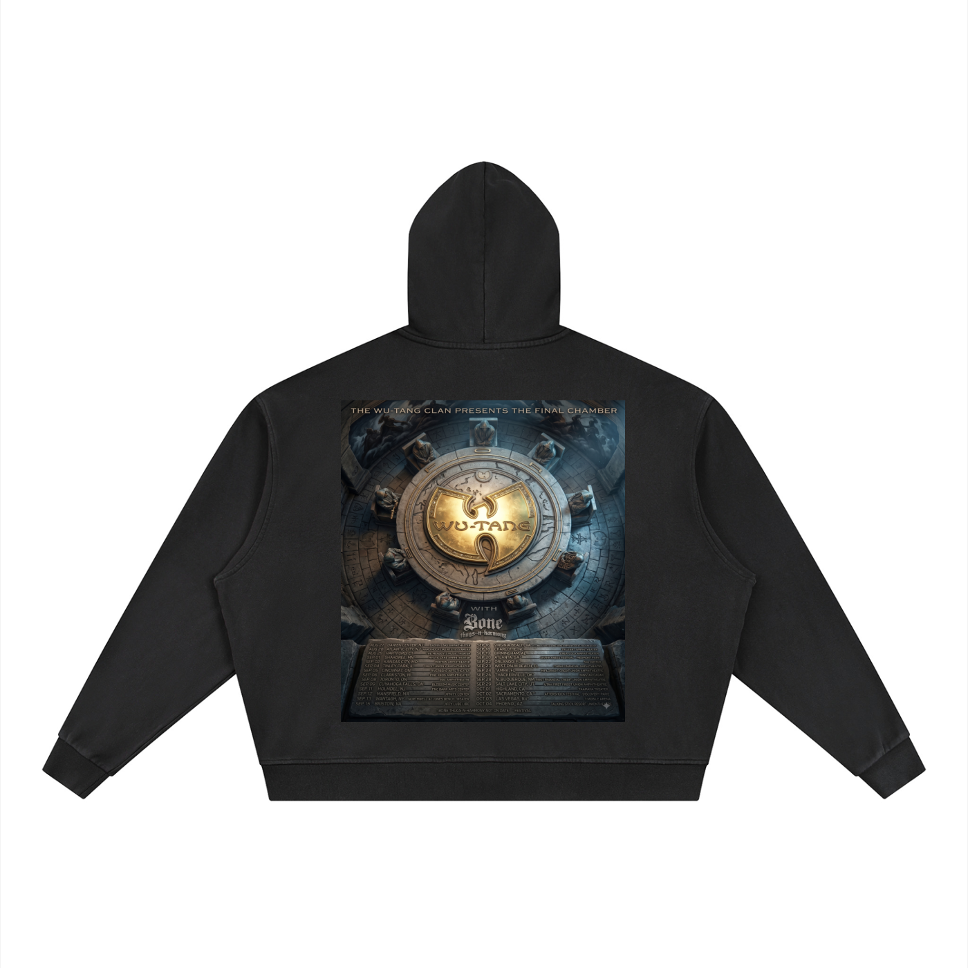 PYN™ "The Final Chamber" Legacy Vintage Wash Full Zip Boxy Hoodie