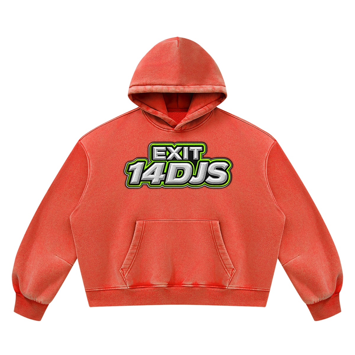 "Exit 14"  Vintage Wash Barrel Leg Fleece Sweatsuit