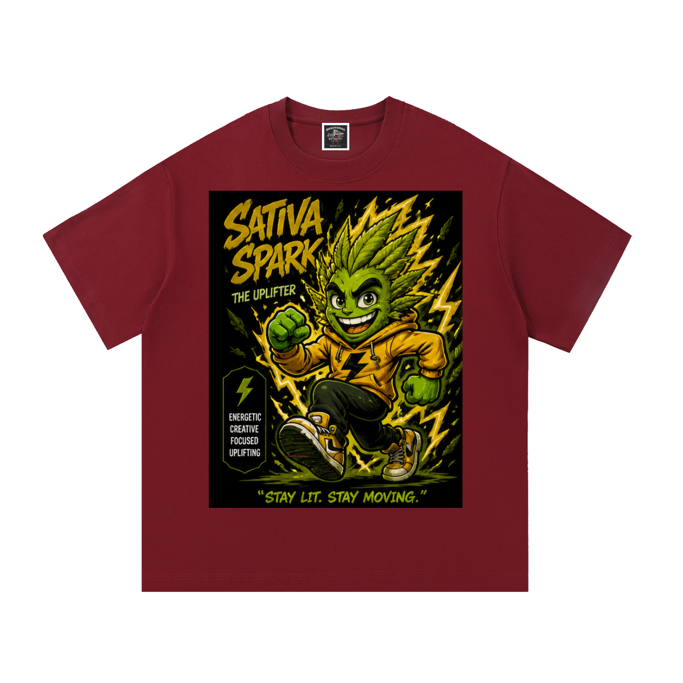 Sparksky & Dutch™ "Sativa Spark" Cotton T-Shirt