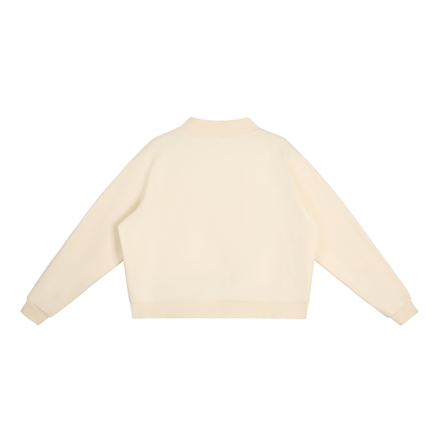 Sparksky & Dutch™ "Hawaiian Punch" Essential Fleece Mock-Neck Crew Sweatshirt