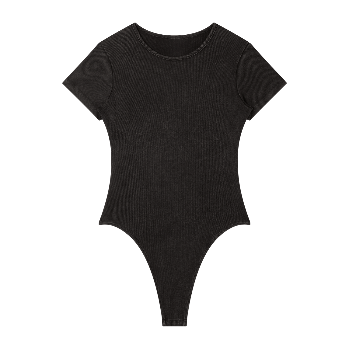 "Brooklyn Republic Essentials" Women's Mineral Wash Crewneck Bodysuit