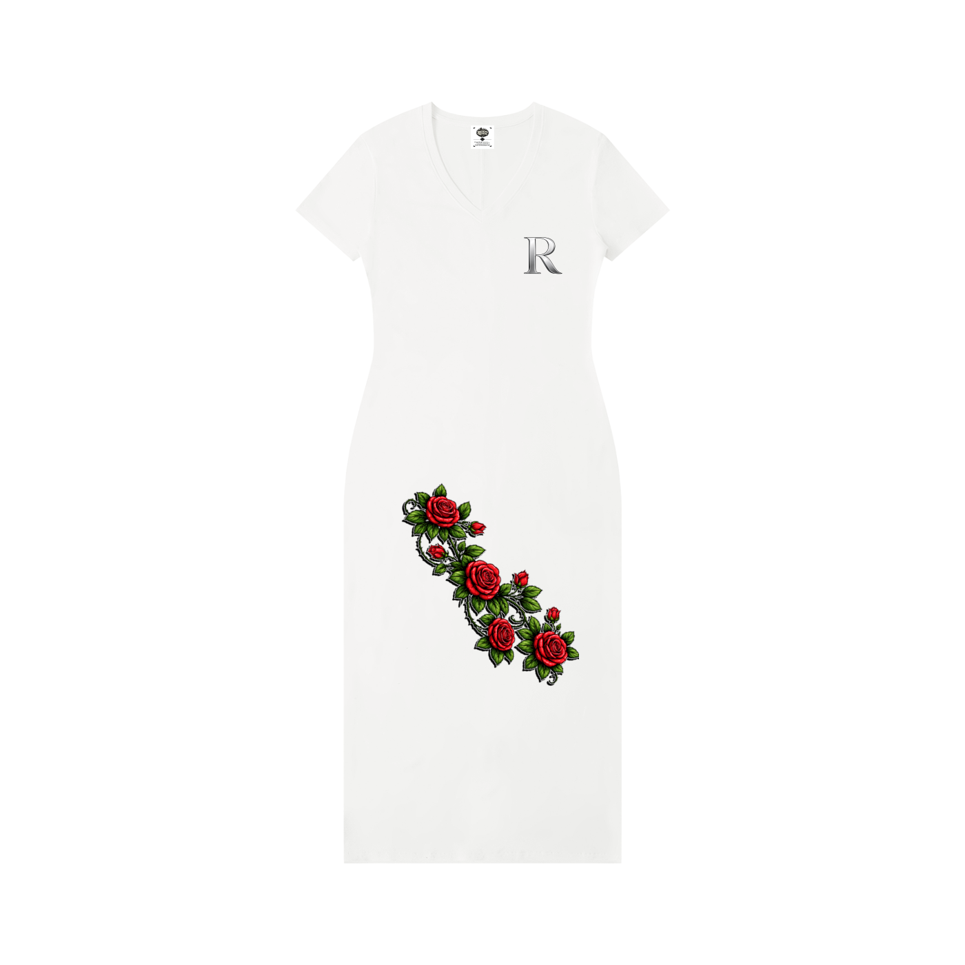 "REPUBLIC™ " All Love Women's V-Neck Short Sleeve Maxi Dress