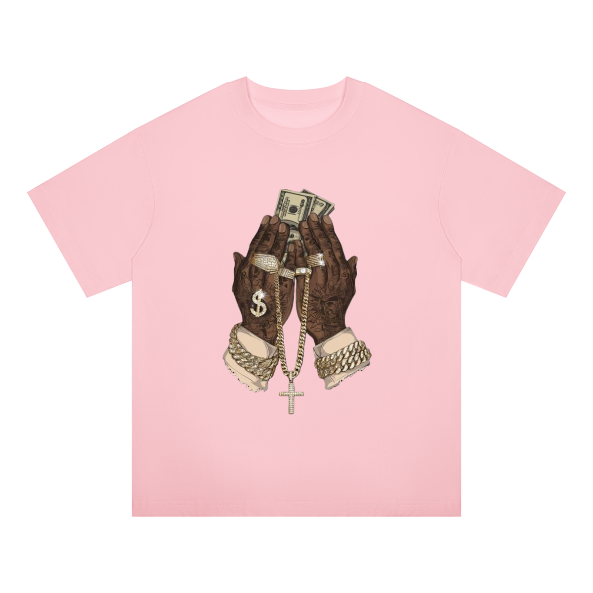 "In God We Trust/Lust" Oversized Drop Shoulder T-Shirt