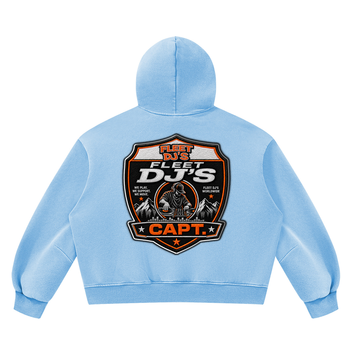 "Fleet DJ's" Vintage Wash Boxy Fleece Sweatsuit