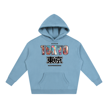 "Land of the Rising Sun" Oversize Fleeced Hoodie