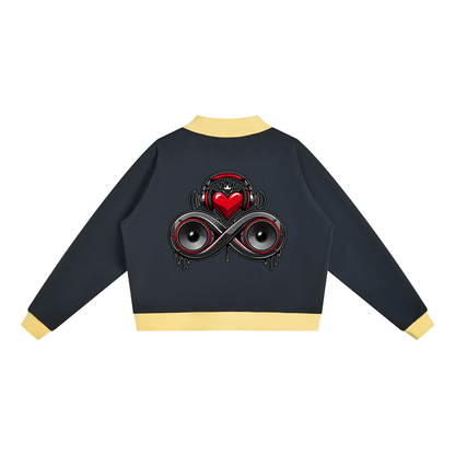 Infinity Sione™ "Heartbeatz" Mock Neck Crewneck Sweatshirt