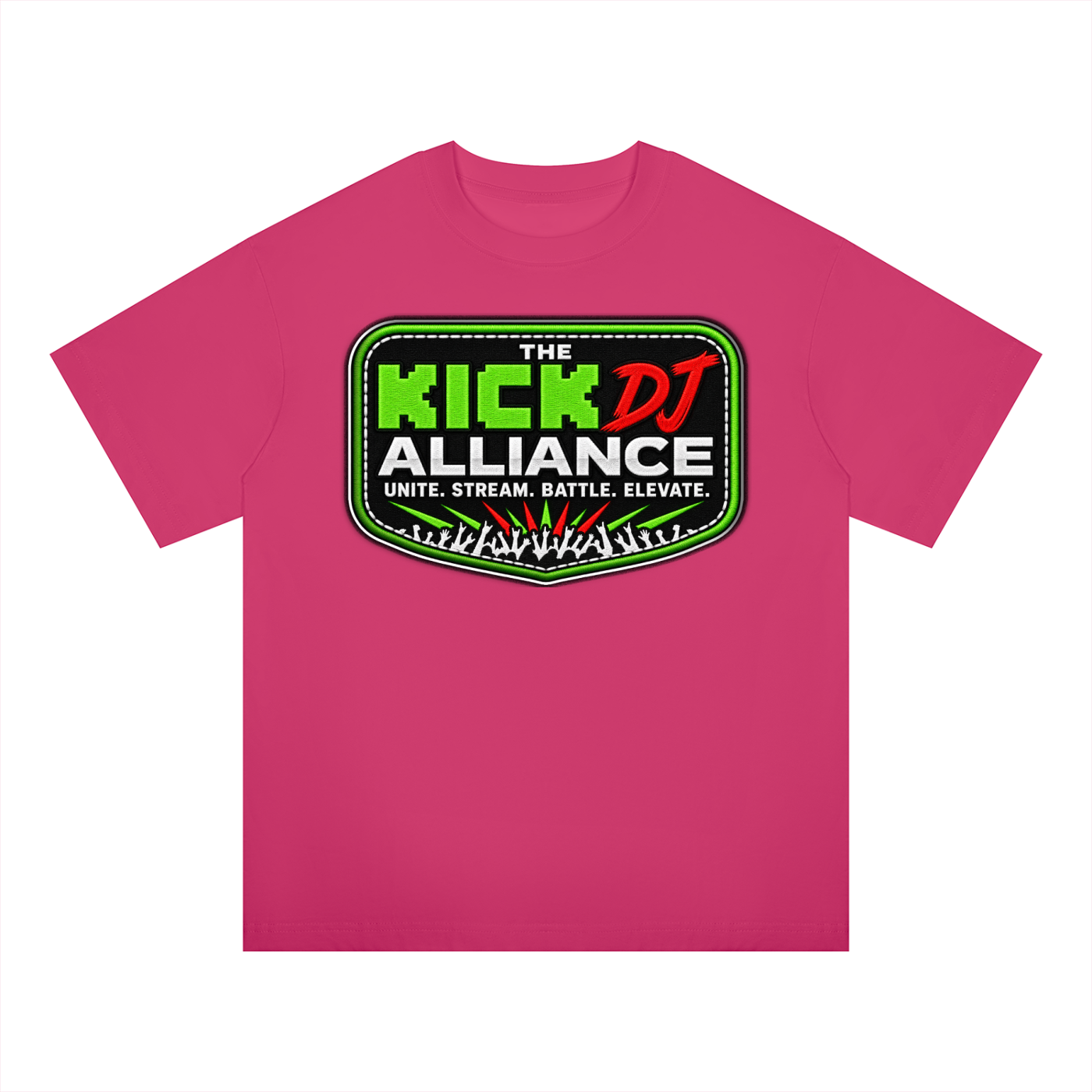 "KICK DJ Alliance" Oversized Drop Shoulder T-Shirt