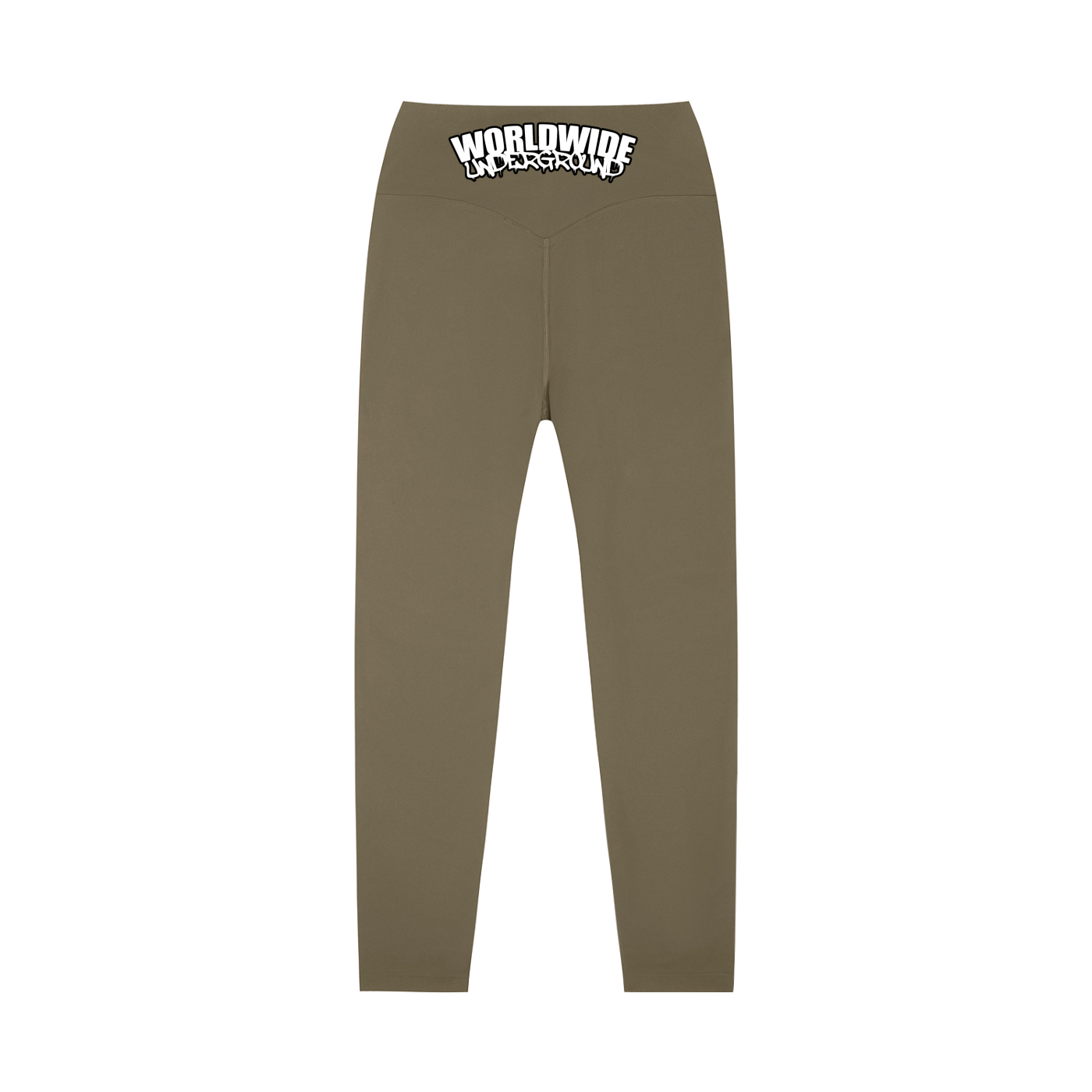 "Worldwide Underground" High-Waisted Yoga Leggings