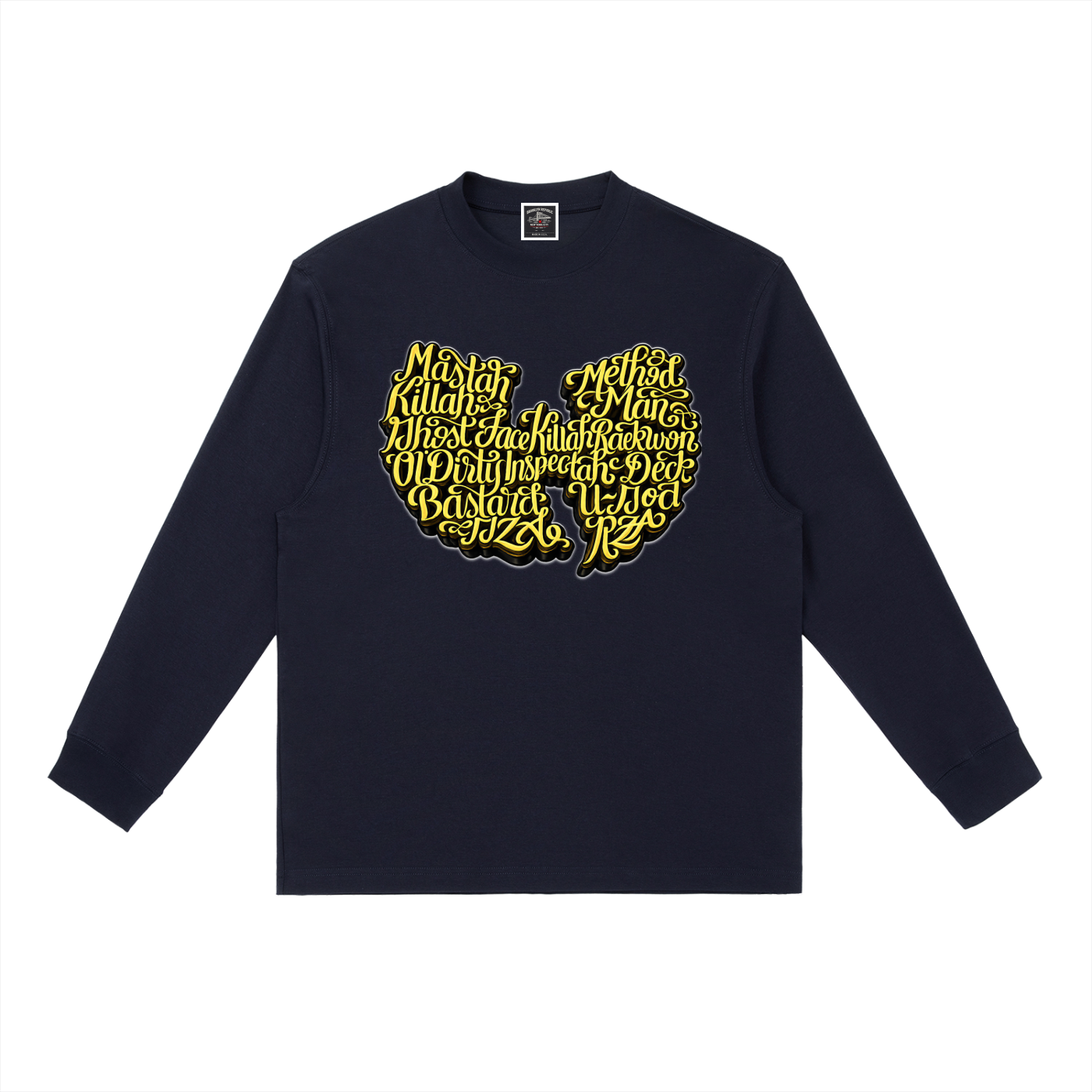 PYN™ x BKRP™ "It Was Written" Crewneck Long-Sleeve T-Shirt