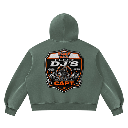 "Fleet DJ's" Vintage Wash Boxy Fleece Sweatsuit