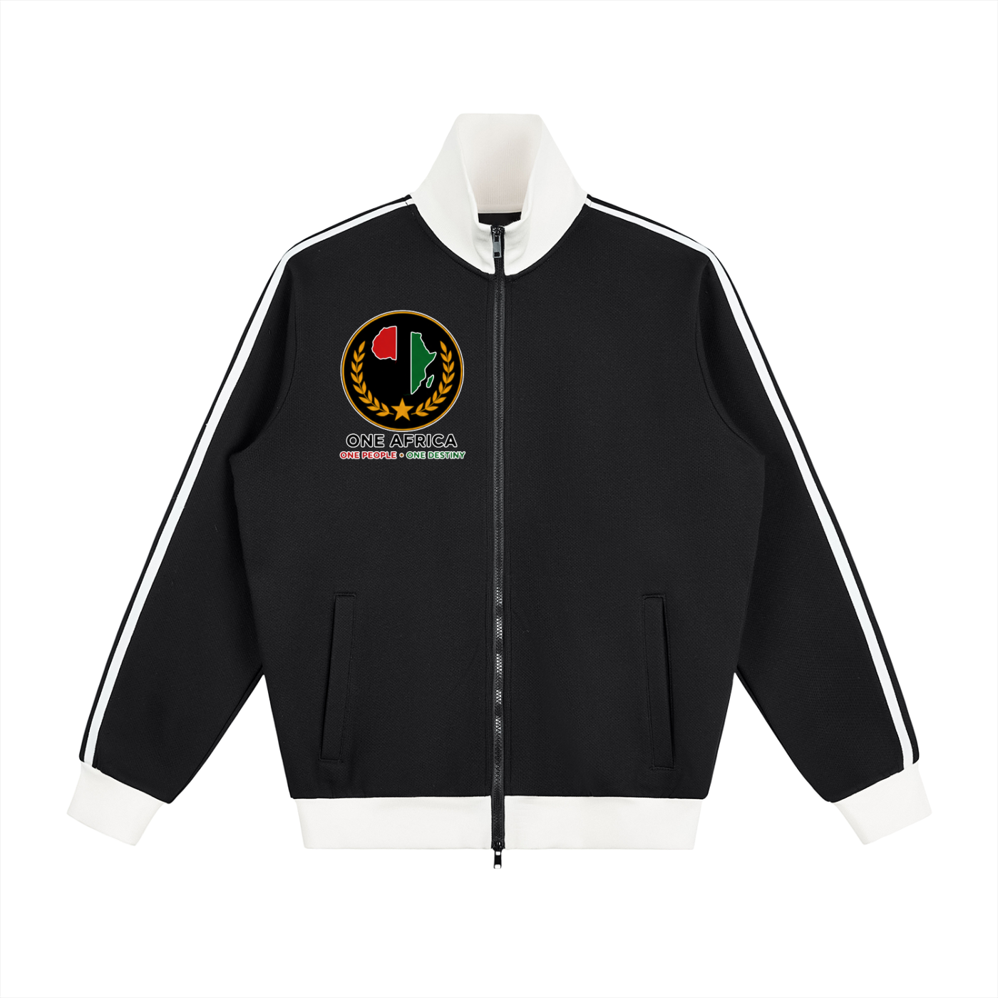 "One Voice" Contrast Fleece Track Jacket