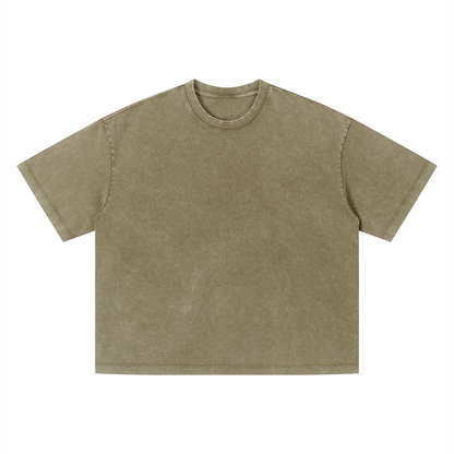 "Brooklyn Republic Essentials" Vintage Wash Boxy T-Shirt